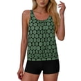 thumbnail image 2 of Womens Tankini Sets Two Piece Swimsuits Loose Tank Top with Shorts Summer Beach Bathing Suit, 2 of 6