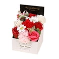thumbnail image 3 of Caja de flores de jabón Jabón de flores en caja de regalo Jabón de rosas romántico Jabón de baño de flores Artificial para aniversario de boda Mamá, 3 of 9