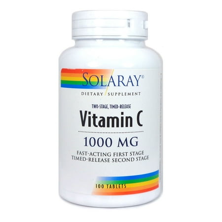 Solaray - C Two-Stage, Timed-Release, Tablet (Btl-Plastic) 1000mg 100ct