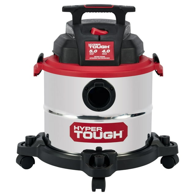 Hyper Tough 5 Gallon Stainless Steel Wet/Dry Vacuum
