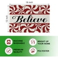 thumbnail image 2 of Christmas Peppermint Candy Placemats Set of 4, Xmas Believe Dining Place Mats Table Decor, Winter Funny Holiday Home Kitchen Decoration 12 x 18 Inch, 2 of 6