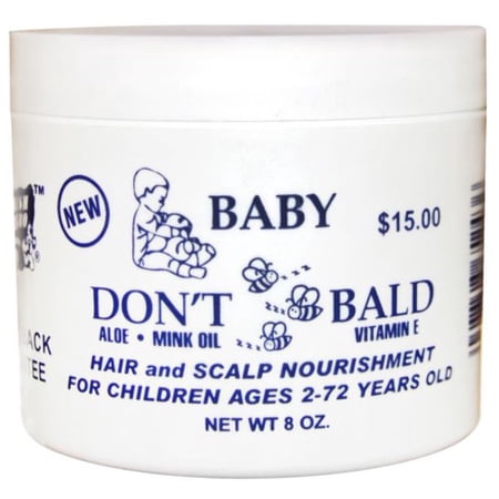 Baby Dont Be Bald Baby Hair & Scalp Nourishment Blue 4 Oz