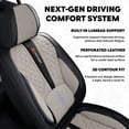 thumbnail image 4 of 2009 for Volkswagen Jetta Car Seat Covers PU Leather Wear Resistant Factory Style Fit Daily Comfort Airbag Safe Design, 4 of 10