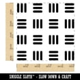 thumbnail image 2 of Simplistic Mudcloth Pattern Square Rubber Stamp Stamping Scrapbooking Crafting - Small 1.25in, 2 of 7