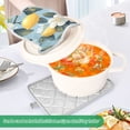 thumbnail image 3 of Yayeee Pot Holders Kitchen Heat Resistant with Pocket 7"x9.8" Cotton Oven Cooking Hot Pads, Lemon Pattern, 3 of 7
