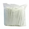 thumbnail image 2 of Cleaing Disposable Caps Hair Nets, Salon Spa Food Service,Pack of 100, 21", White, 2 of 4