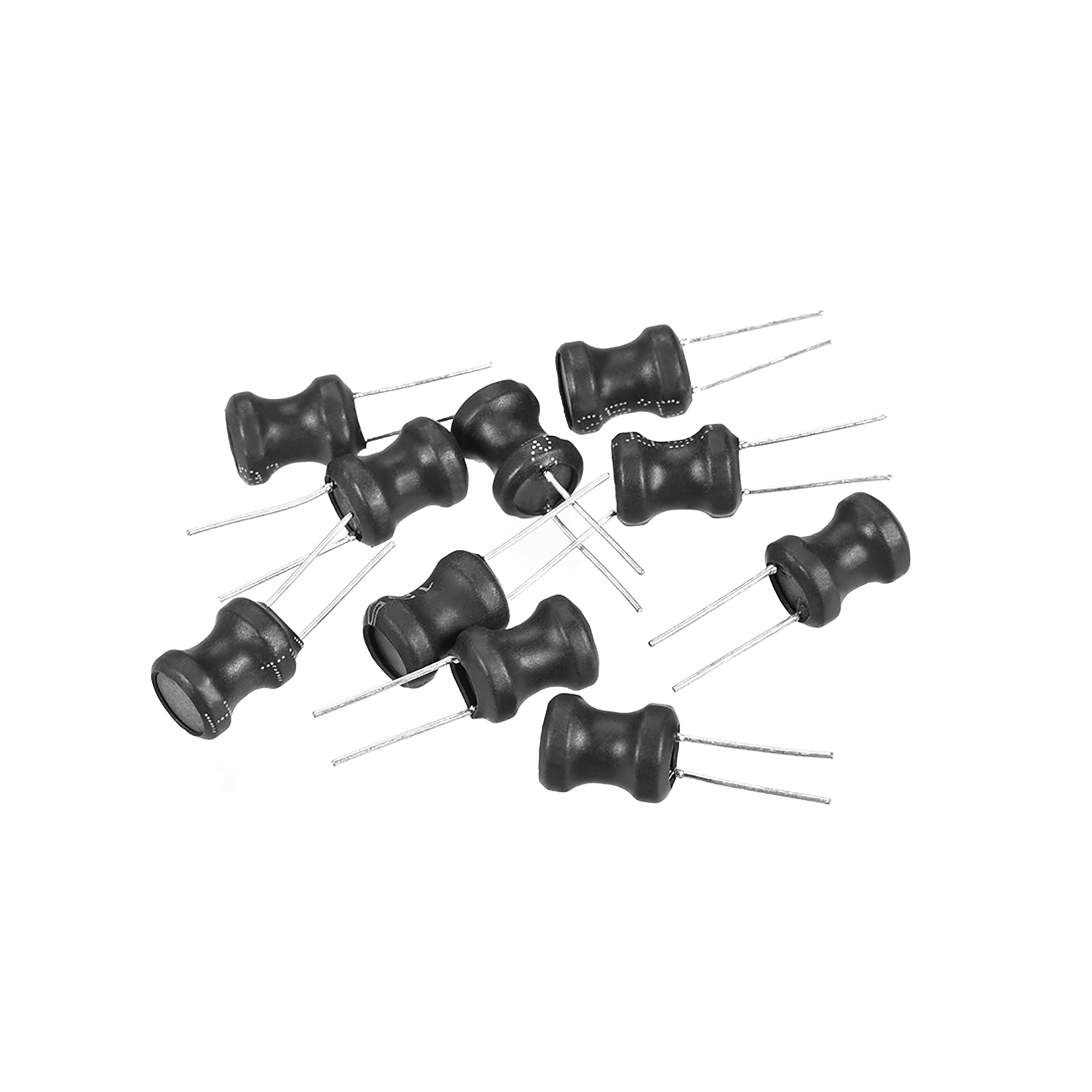 uxcell 20pcs Two Lead 47uH 7x10 7mm X 10mm Radial Leaded Power Inductors 20% Tolerance