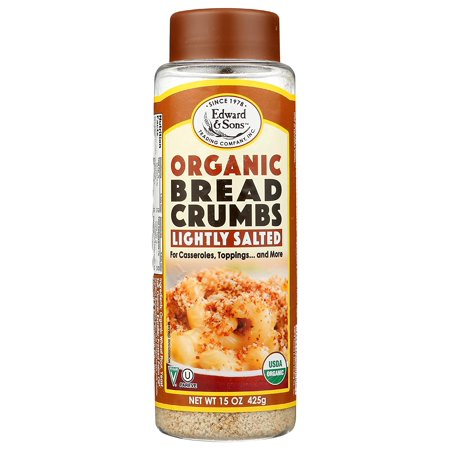 Edward & Sons Organic Breadcrumbs Lightly Salted -- 15 oz Pack of 4