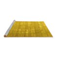 thumbnail image 2 of Ahgly Company Machine Washable Indoor Rectangle Persian Yellow Traditional Area Rugs, 7' x 9', 2 of 4
