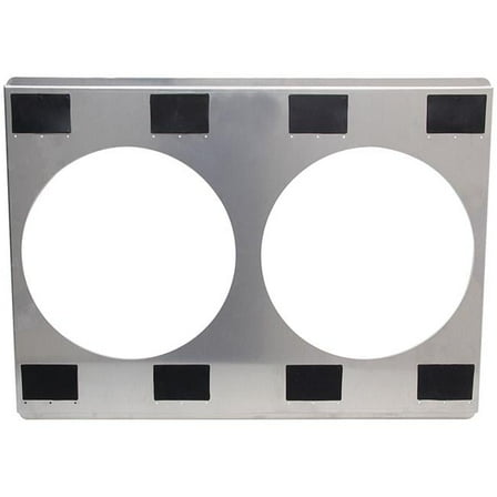 Allstar Performance ALL30064 Fan Shroud - 25-3/4 in Wide - 18-3/4 in Tall - Natural Aluminum - Electric Fans - Each