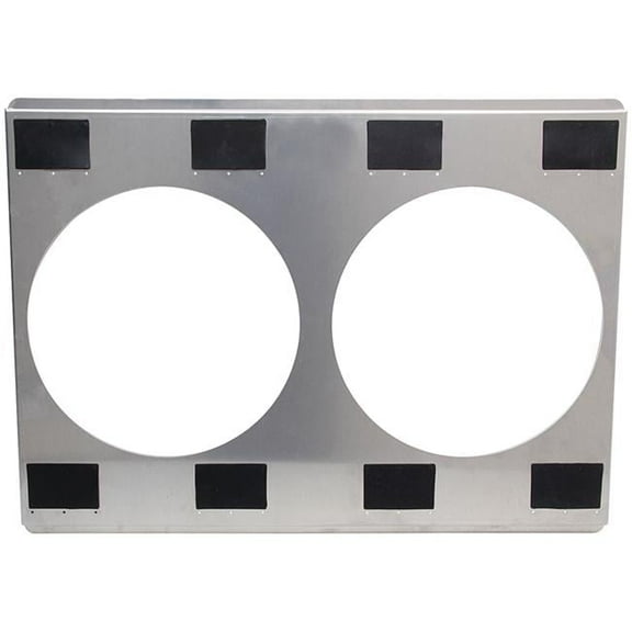 Allstar Performance ALL30064 Fan Shroud - 25-3/4 in Wide - 18-3/4 in Tall - Natural Aluminum - Electric Fans - Each