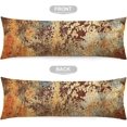 thumbnail image 3 of Rustic Body Pillow Cover Brown Metal Steel Abstract Iron Structure Vintage Long Pillow Case with Zipper Decorative Soft Bedding Pillowcase Farmhouse Cushion Pillow Covers for Couch,Bedroom 20"x54", 3 of 6