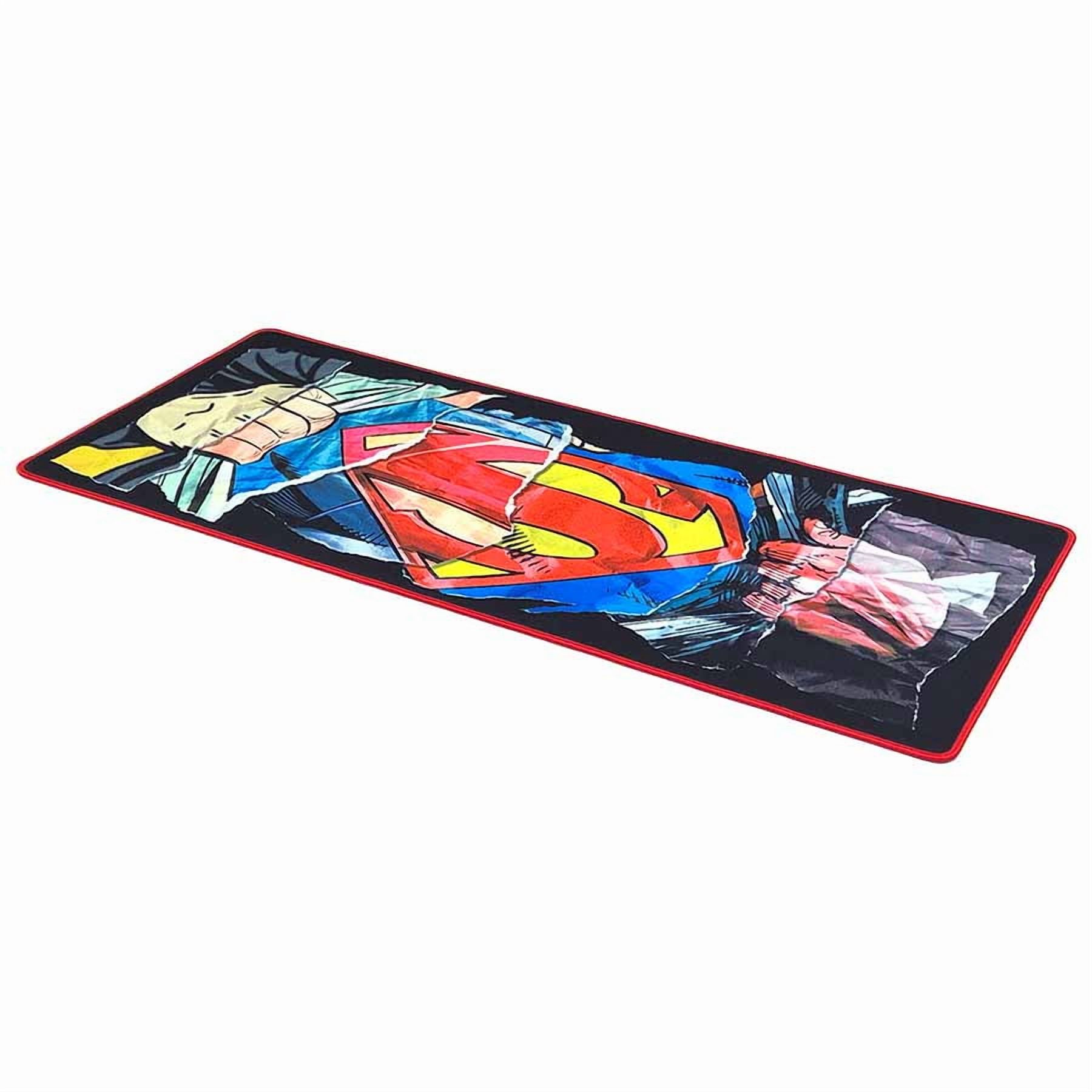 Subsonic - Superman XXL Mouse Pad 90 x 40 cm - Desk Pad with Non-Slip Base, Gaming Mouse Pad - Officially Licensed