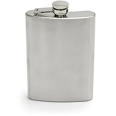Chinook Stainless Steel Hip Flask, 8 oz