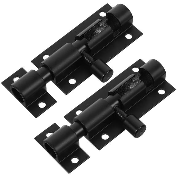 Hemoton 2pcs Door Security Latches Door Slide Latches Gate Door Latches Sliding Latch Locks