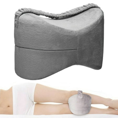 Bestller Knee Pillow for Side Sleepers Memory Foam Knee Pillow Leg Positioner Promotes Better Sleep Improve Blood Circulation & Proper Posture Alignment (Best Way To Sleep On Your Side)