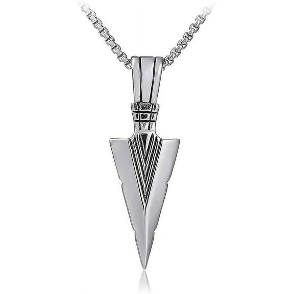 Pendant Necklace Men With Necklace Stainless Steel Silver Chain Men Pendant Necklaces For Men
