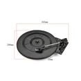 thumbnail image 2 of Accessoires de Phonographe Pièces 28cm Tourne-Disque Vinyle Vintage LP 3 Vitesses (33/45/78 RMP) avec Stylet, Facile à Installer, 2 of 6