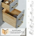 thumbnail image 4 of Ivy 48" Single Bathroom Vanity Cabinet Only in White without Countertop and Mirror, 4 of 4