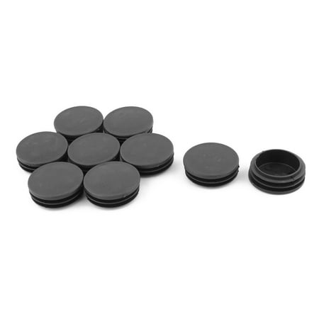 Home Kitchen Plastic Round Furniture Chair Sofa Foot Leg Ending Insert 9pcs