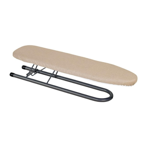 Accesorios para tabla de planchar, herramienta auxiliar, almohadilla de planchado, plegable, compacta, portátil para manualidades en hogar, costura Oro champán