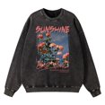 thumbnail image 2 of Sudadera con capucha vintage desgastada lavada con el sol Best Heast para hombre, ropa de gran tamaño, sudadera de algodón a la moda, sudadera de hip hop, 2 of 5