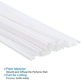 thumbnail image 4 of PATIKIL 25CM/10Inch Reed Diffuser Sticks Set, 50 Pack Fiber Aroma Fragrance Refill Sticks Replacement with Flower Decoration PET Bottle for Home Office, White, 4 of 7