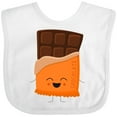 thumbnail image 3 of Inktastic Cute Kawaii Chocolate Candy Bar Boys or Girls Baby Bib, 3 of 4