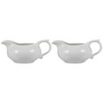 thumbnail image 1 of HLONK 2Pcs Sauce Container Sauce Boat Coffee Ceramic Sauce Cup Ceramic Gravy Boat Gravy Container, 1 of 7