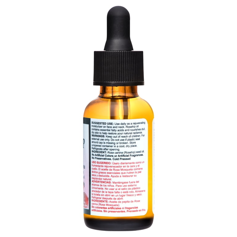 De La Cruz Rejuvenating Facial Rosehip Oil, Even Tone Anti-Aging
