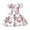 Pink, variant on Bearichfupo Party Dress Kids Children Girls Long Sleeve Princess Dress Flower Prints Bowknot, Sizes 4-5 Years