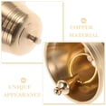 thumbnail image 3 of SHOWERORO Brass Hanging Bell Pendant for Dog Collar DIY Golden Hanging Decoration 1Set, 3 of 7