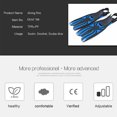 thumbnail image 3 of 1 Pair Adjustable Swimming Fins Long Flippers Diving Shoes For Snorkeling Diving Swimming Training, 3 of 8