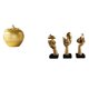 thumbnail image 1 of Conjunto de escultura artística de resina con figura de pensador de fruta abstracta moderna, estatua de mesa, estantería, comedor, dormitorio, oficina, 1 of 8