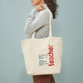 thumbnail image 3 of CafePress - If A Child Cant Learn ... Teacher Tote Bag - Unisex Canvas Tote Bag, Beige, 1-Piece, 3 of 7