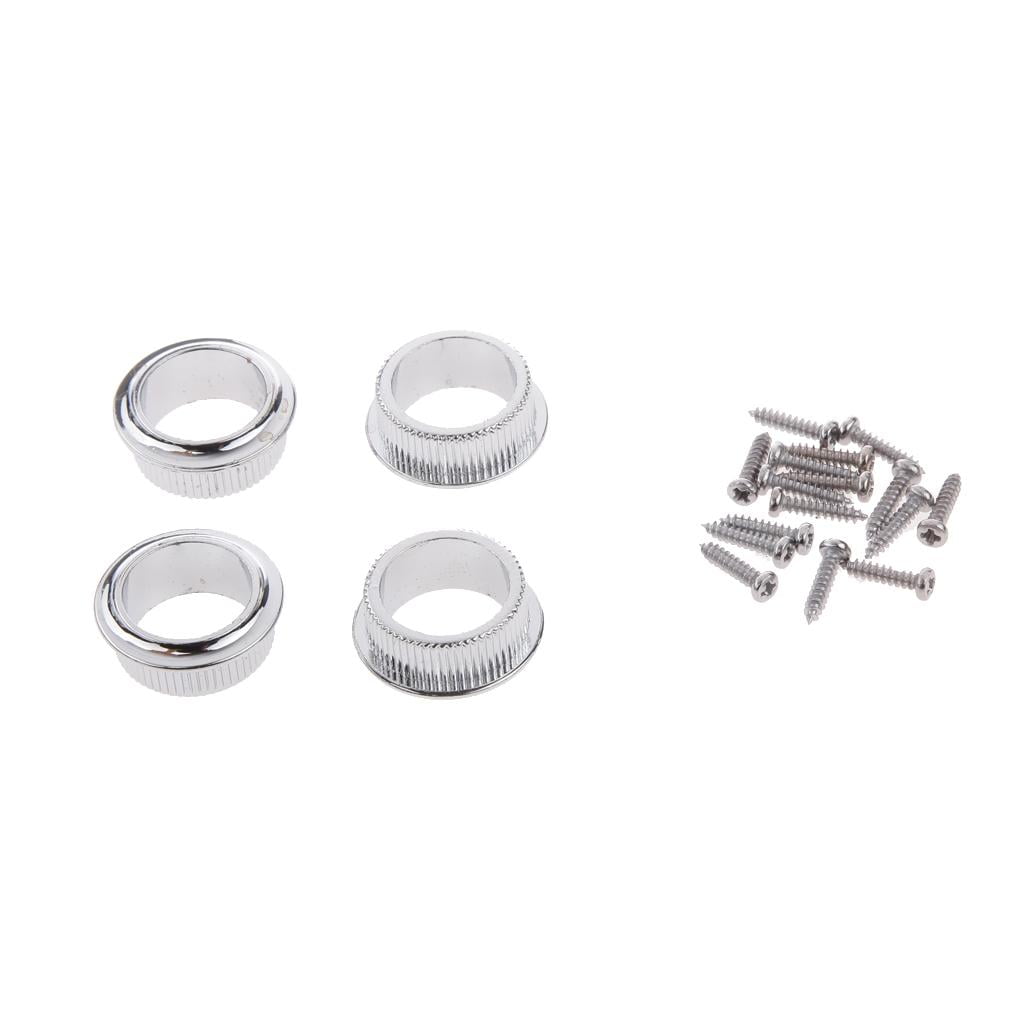 LeeQinersw 4R Bass Guitar Machine Heads Tuners Tuning Pegs Set for 4 String Jazz P Bass