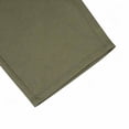 thumbnail image 4 of JTSRKL Men's Flat Front Dress Shorts Solid Zip Fly Button Elastic Waist Stretch Bottoms Quick Dry Business Golf Daily Sports Wear Short Pants Army Green XL, 4 of 8