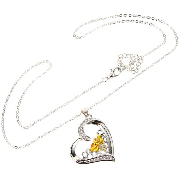 ULTNICE Romantic Dainty Necklace Heart Shaped Necklace 1Pcs Neck Jewelry for Teens