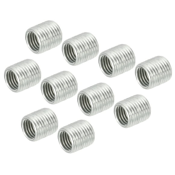 Uxcell M10 Male to M8 Female Adapter 10mm Long Sleeve Reducer Thread Reducing Nut Insert 10 Pack