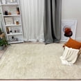 thumbnail image 1 of Alfa Rich 5x8 Beige Area Rugs for Living Room Bedroom Kitchen Decor Cotton Washable Pet Friendly, 1 of 5