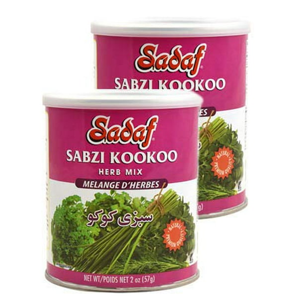 Sadaf Sabzi Kookoo Dried Herbs Mix SDF 2 oz. ( Pack of 2 )