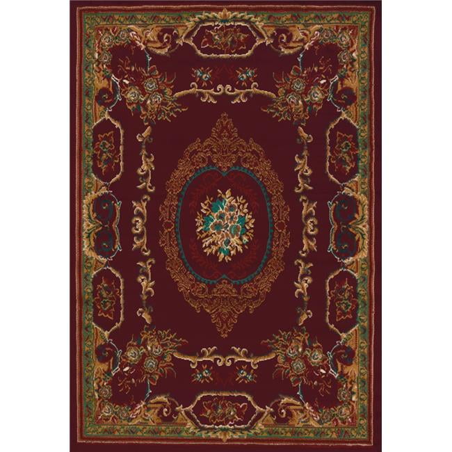 1 ft. 10 in. x 3 ft. Manhattan Lexington Accent Rug, Burgundy