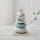 thumbnail image 1 of Candelabro de resina estilo mediterráneo | Decoración de mesa de madera | Adorno floral artesanal para decoración del hogar y regalos de cumpleaños | 21,8 x 12,5 x 10 cm (8,27 x 4,92 x 3,94 pulgadas), 1 of 6