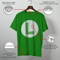 thumbnail image 3 of Men's Nintendo Luigi Circle Icon  Graphic T-Shirt, 3 of 10