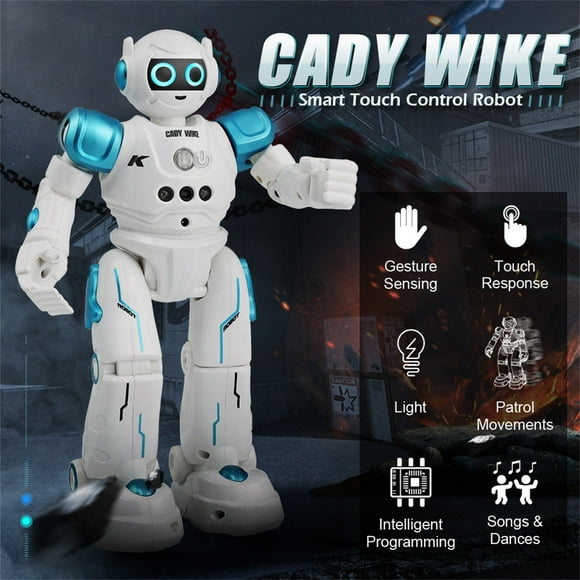 Robot Toys for Kids - Smart Talking Voice Remote Control Robot, Gesture Sensing Programmable Emo Robot Toy for Age 3 4 5 6 7 8 Year Old Boys Girls Birthday Gift Present