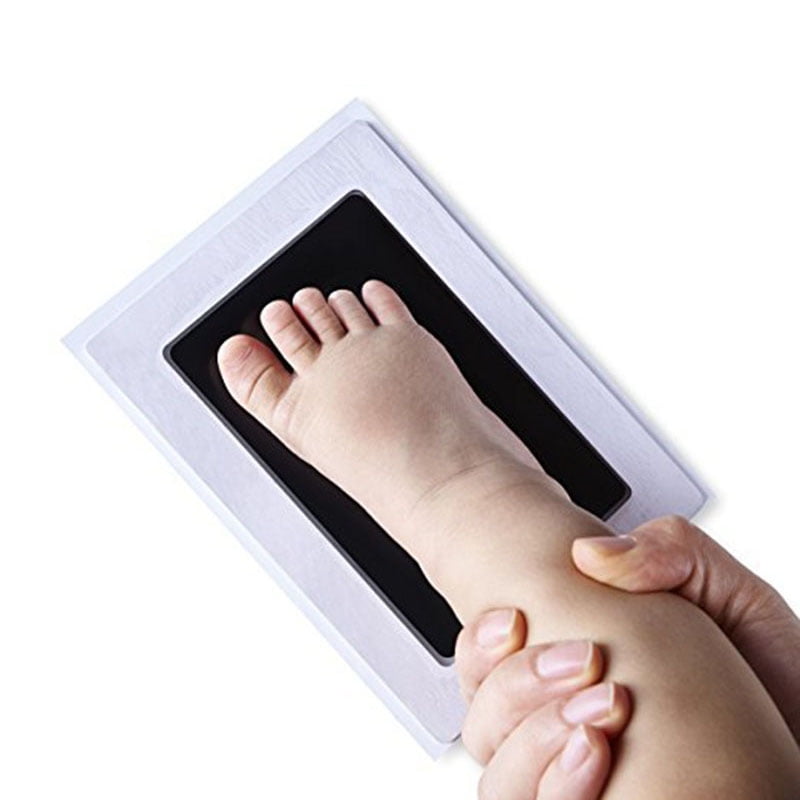 2pcs/set Ink Pad Wipe Baby Newborn Hand Foot Print Footprint Handprint Ret Safe 