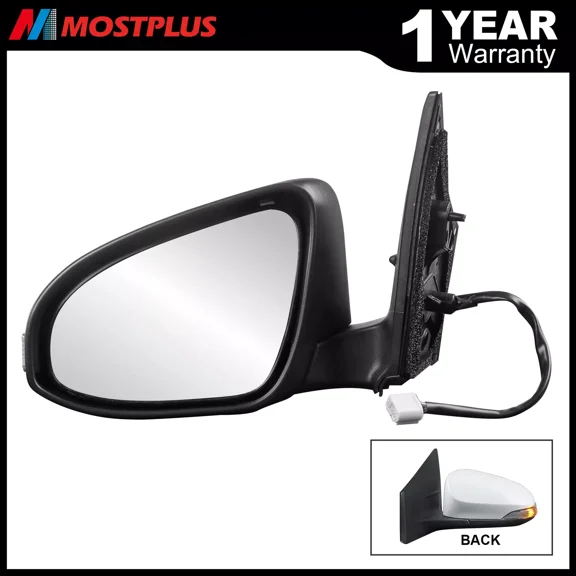 MOSTPLUS Left Driver Side Power Heated Mirror for 2014-2019 Toyota Corolla & Signal Light