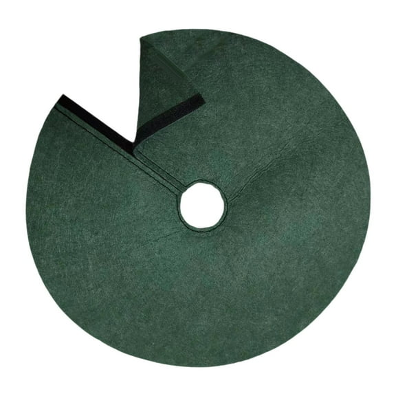 Dualoai Tree Mulch Rings for Weed Control Moisturizing with Hole Weed Barrier Fabric S S