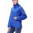 thumbnail image 5 of FALEXO Skin Jacket Men's Women's Lightweight Water Resistant Windproof Hooded Outerwear Full Zip Coat For Hiking Work Travel, 5 of 7