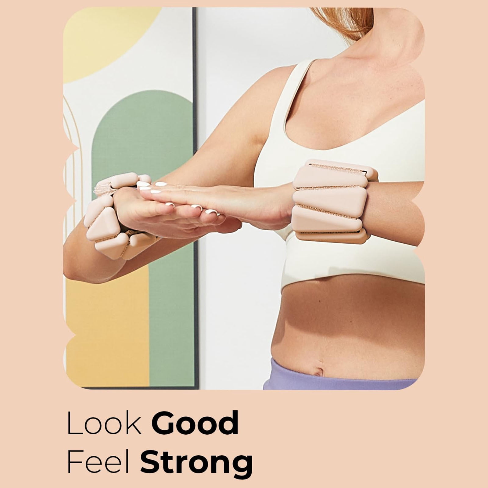 1 Pair Silicone Adjustable Fitness Weights for Ankle Wrist Leg Offering Muscle Endurances Building Comfortable
